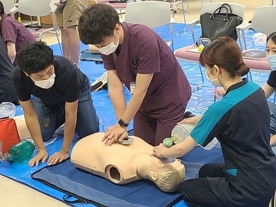 院内BLS講習会を実施しました