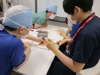挿管・縫合レクチャー
