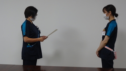 クリニカルラダーレベルI認定式 クリニカルラダーレベルI認定式の様子