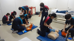 急変対応研修の様子2