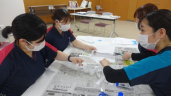 プリセプターとの交流会の様子