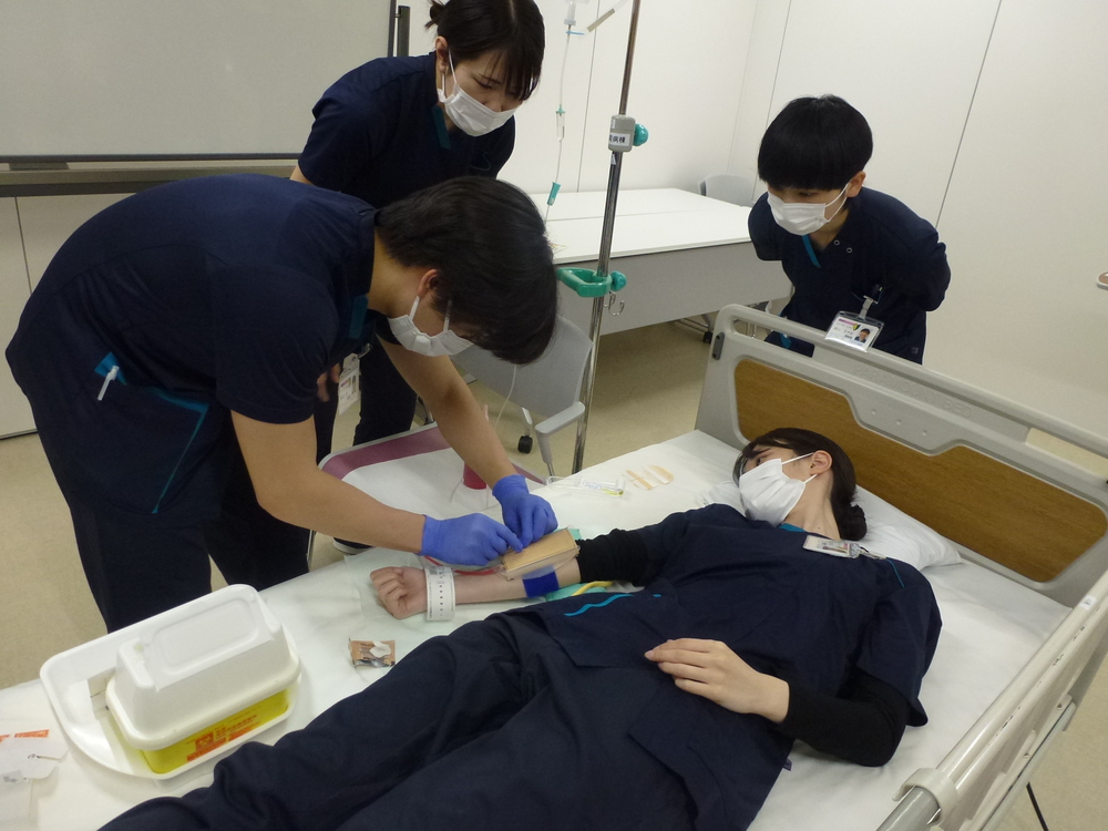 採血・注射の様子