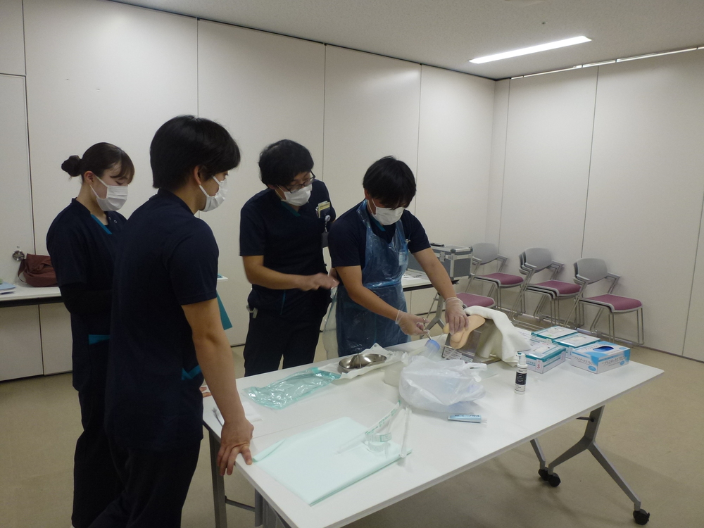 排泄援助の様子
