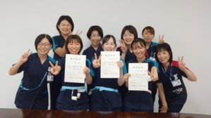 看護観発表会・クリニカルラダーレベルⅠ認定式を行いました2