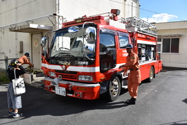 レスキュー車展示