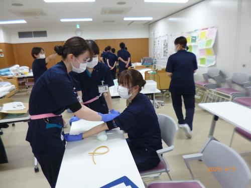 新人看護研修の様子①