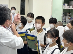 ９月12日病院見学の様子①