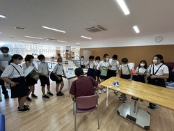９月12日病院見学の様子③