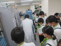 ９月１２日病院見学の様子⑥